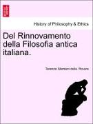 del Rinnovamento Della Filosofia Antica Italiana