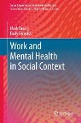 Work and Mental Health in Social Context