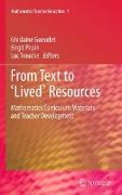 From Text to 'Lived' Resources