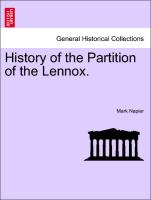 History of the Partition of the Lennox