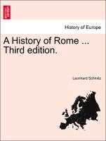 A History of Rome ... Third Edition