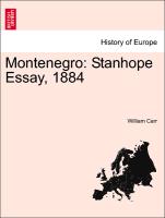 Montenegro: Stanhope Essay, 1884