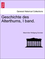 Geschichte des Alterthums, I band