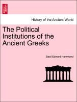 The Political Institutions of the Ancient Greeks