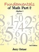 Fundamentals of Math Part 2 Algebra 1