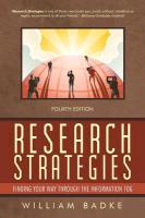 Research Strategies: Finding Your Way Through the Information Fog