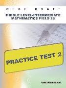 Ceoe Osat Middle Level-Intermediate Mathematics Field 25 Practice Test 2