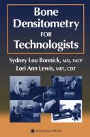 Bone Densitometry for Technologists