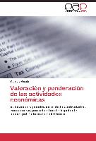 Valoración y ponderación de las actividades económicas