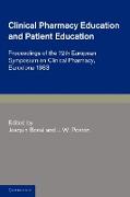 Clinical Pharmacy and Patient Education