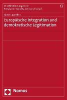 Europäische Integration und demokratische Legitimation