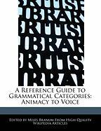 A Reference Guide to Grammatical Categories: Animacy to Voice