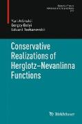 Conservative Realizations of Herglotz-Nevanlinna Functions