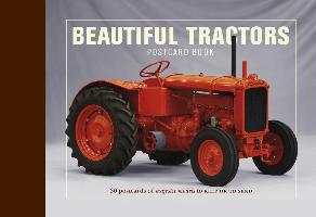 Beautiful Tractors Postcard Book
