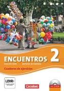 Encuentros, Método de Español, 3. Fremdsprache - Edición 3000, Band 2, Cuaderno de ejercicios mit CD-Extra, CD-ROM und CD auf einem Datenträger