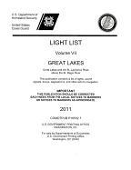 Light List, 2011, V. 7, Great Lakes and the St. Lawrence River Above the St. Regis River