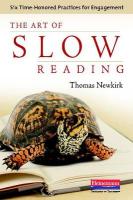 The Art of Slow Reading