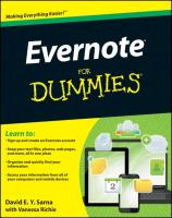 Evernote For Dummies