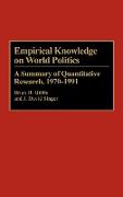 Empirical Knowledge on World Politics