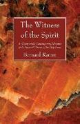 The Witness of the Spirit