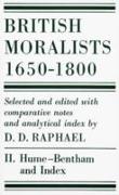 British Moralists: 1650-1800 (Volumes 2)