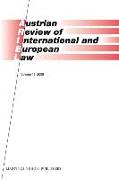 Austrian Review of International and European Law, Volume 13 (2008)