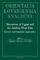 Narratives of Egypt and the Ancient Near East: Literary and Linguistic Approaches