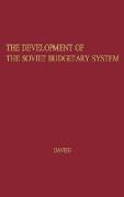 The Development of the Soviet Budgetary System