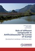 Role of different compounds in Artificialseawater for Larvae of Scampi