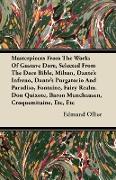 Masterpieces From The Works Of Gustave Dore, Selected From The Dore Bible, Milton, Dante's Inferno, Dante's Purgatorio And Paradiso, Fontaine, Fairy Realm. Don Quixote, Baron Munchausen, Croquemitaine, Etc, Etc