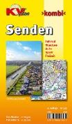 Senden, KVplan, Radkarte/Wanderkarte/Stadtplan, 1:25.000 / 1:12.500