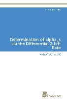 Determination of alpha_s via the Differential 2-Jet-Rate