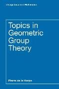 Topics in Geometric Group Theory