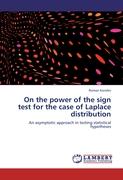 On the power of the sign test for the case of Laplace distribution