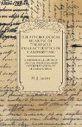 The Psychological Meaning of the Single Characteristics in Handwriting - A Historical Article on the Analysis and Interpretation of Handwriting