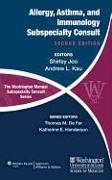 The Washington Manual of Allergy, Asthma, and Immunology Subspecialty Consult