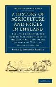 A History of Agriculture and Prices in England - Volume 2