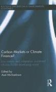 Carbon Markets or Climate Finance