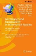 Governance and Sustainability in Information Systems. Managing the Transfer and Diffusion of IT