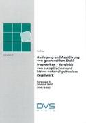 Europäische Regeln für die Festigkeitsauslegung, Konstruktion und Ausführbarkeit von Schweißverbindungen für den Stahltragwerksbau