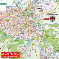 Ahrensburg mit Großhansdorf 1 : 20.000 Posterplan