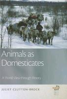 Animals as Domesticates