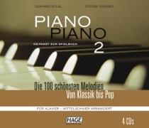 Piano Piano 2 mittelschwer CD-Paket mit 4 CDs