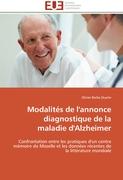 Modalités de l'annonce diagnostique de la maladie d'Alzheimer
