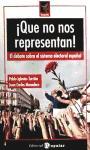 ¡Que no nos representan! : el debate sobre el sistema electoral español