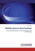 Mobile phone data backup