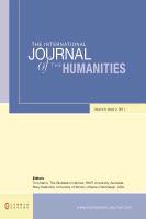 The International Journal of the Humanities: Volume 9, Issue 2
