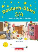 Deutsch-Stars, Allgemeine Ausgabe, 3./4. Schuljahr, Lesetraining für Krimifans, Übungsheft, Mit Lösungen