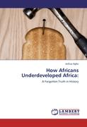 How Africans Underdeveloped Africa