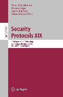 Security Protocols XIX